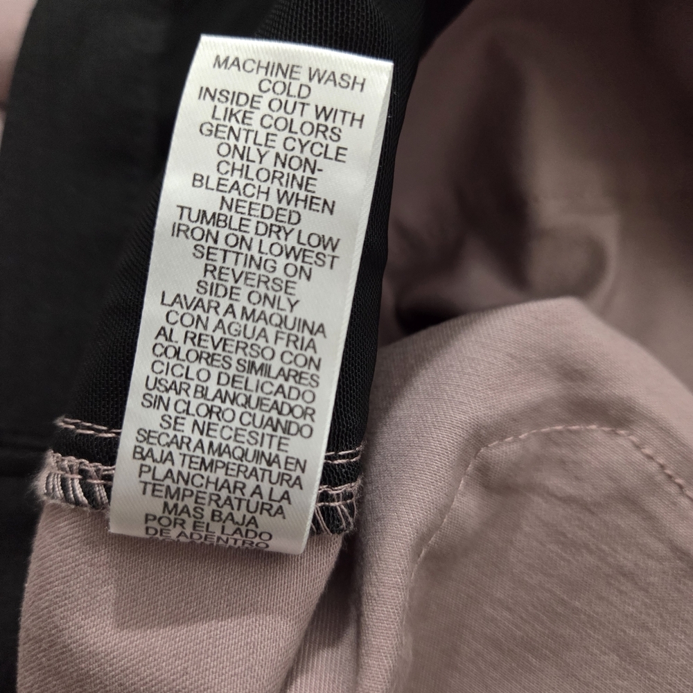 NWT Democracy "Ab" Technology Ankle Skimmer Trouser Mauve Pink Size 14 High Rise - Picture 11 of 11